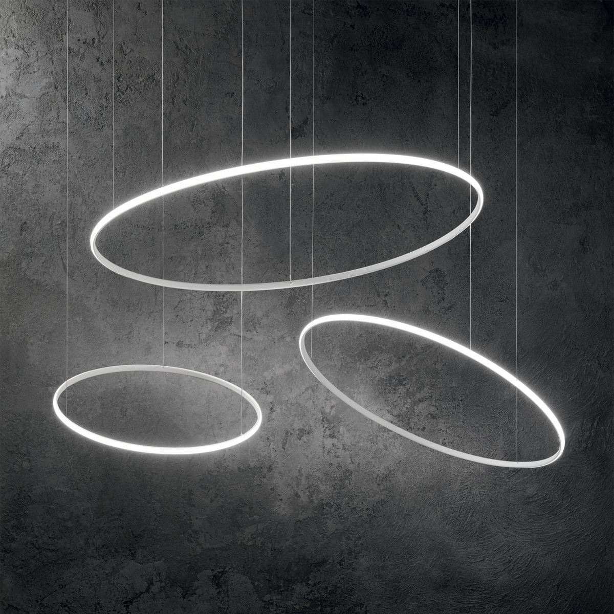 Lustră Ideal Lux Hulahoop, Ø100 cm, 258751