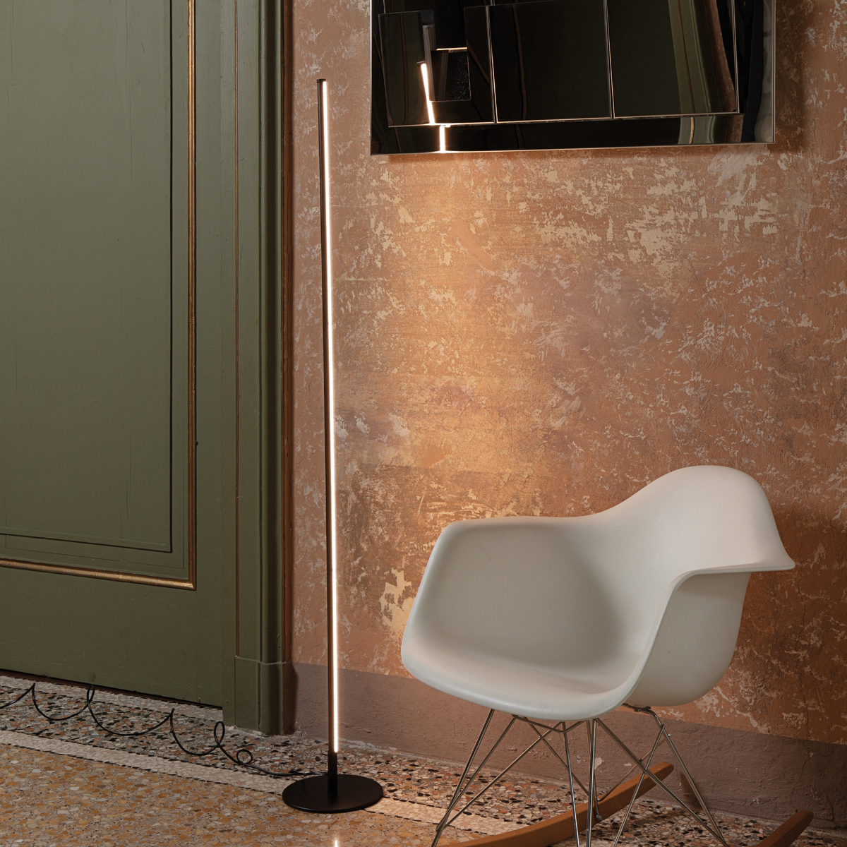 Lampadar Ideal Lux Yoko, negru, 258904