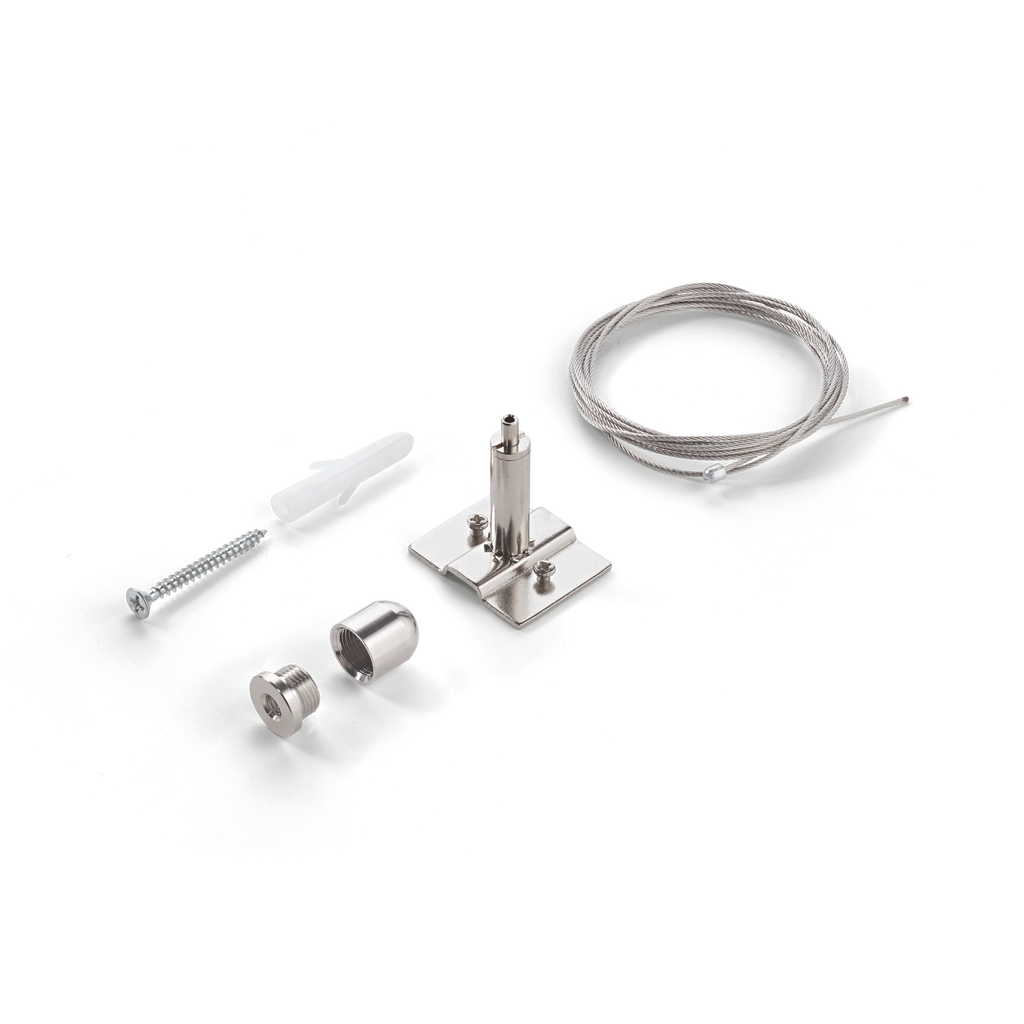 EGO KIT PENDANT ONLY STEEL CABLE 2 MT BK
