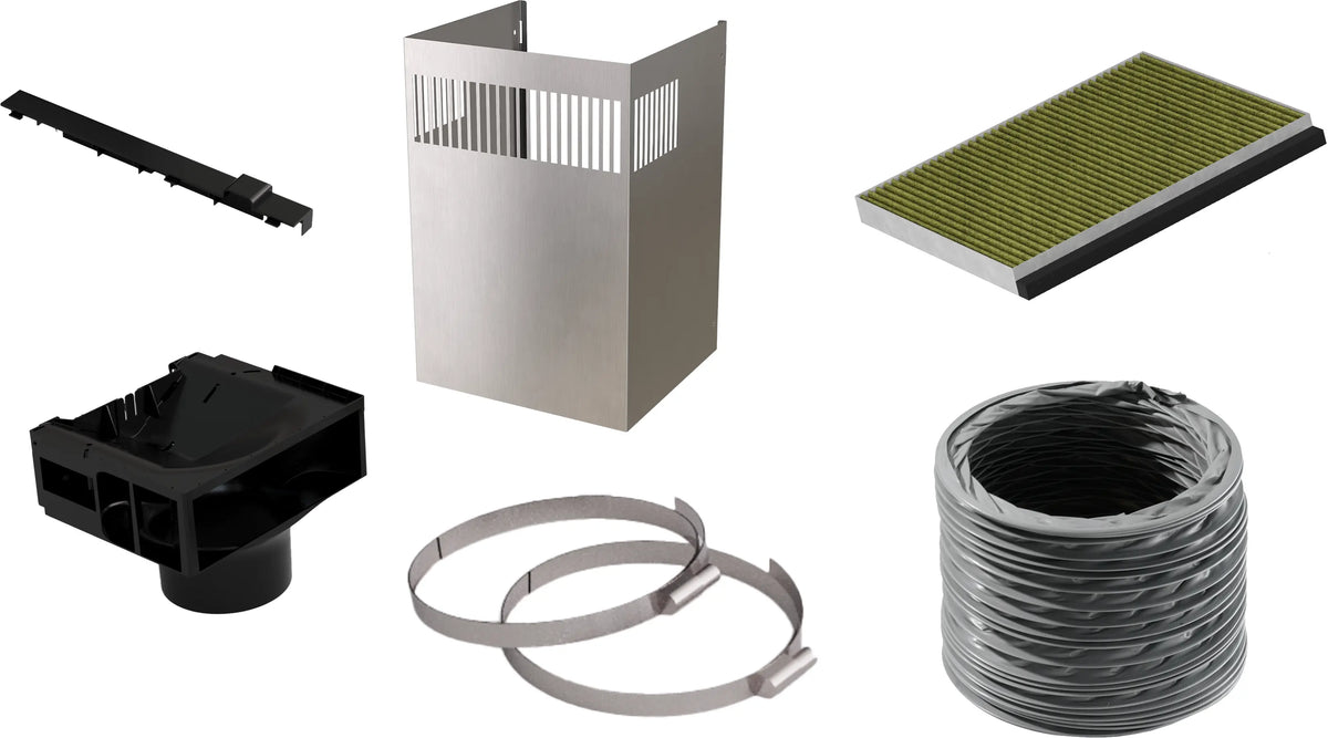 Kit de recirculare Long-life Clean Air Bosch DWZ1FB3I6, inox