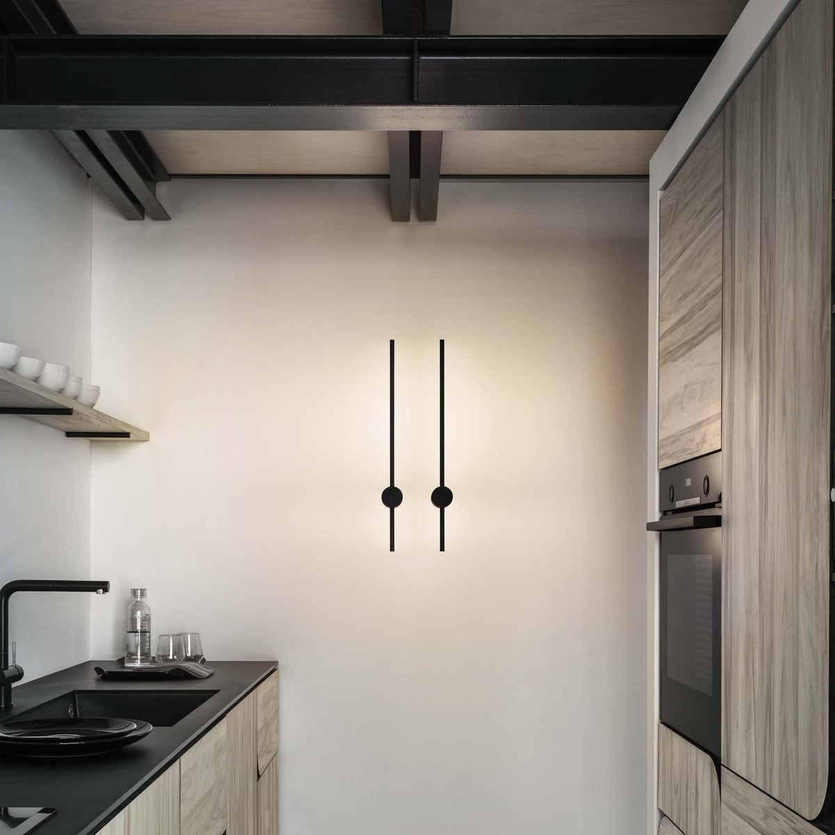 Aplică Ideal Lux Essence 3000K, negru, Ø70 cm, 265643
