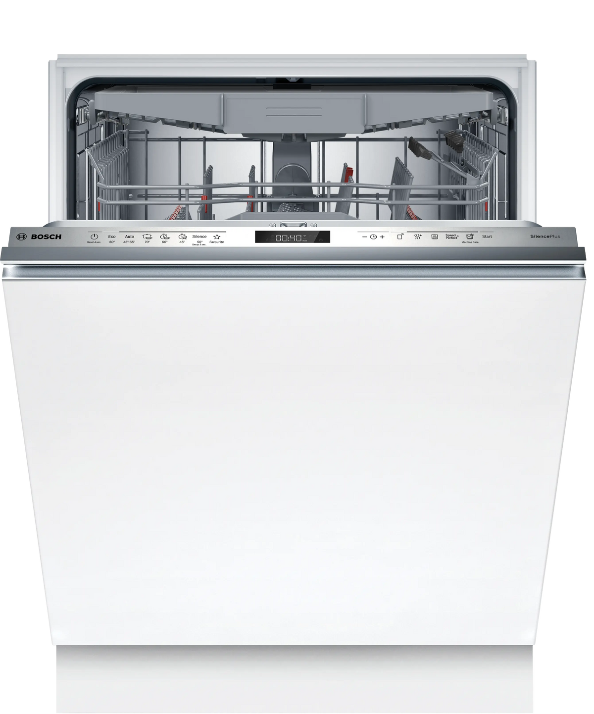 Mașină de spălat vase complet încorporabilă Bosch SMD6ECX21E, Seria 6, 60 cm, 14 seturi