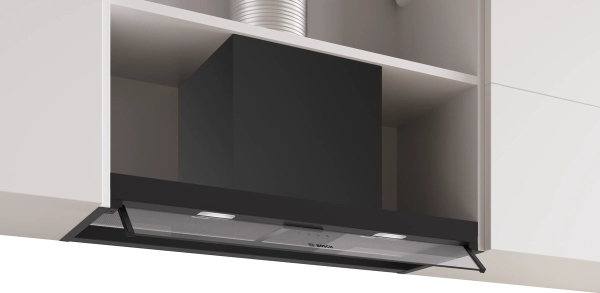 Hotă încorporabilă Bosch DBB85CC60, Seria 4, 80 cm, neagră