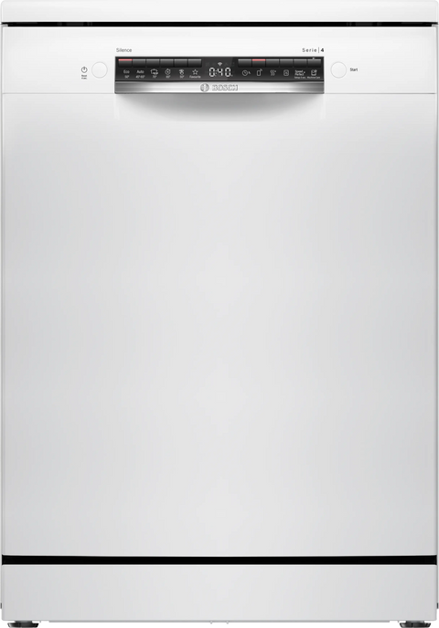 Mașină de spălat vase Bosch SMS4HTW16E, Seria 4, 60 cm, 13 seturi, albă