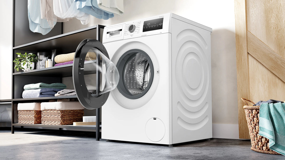Mașină de spălat rufe Bosch WAN2426NBY, Seria 4, 8 kg, 1200 rpm, albă