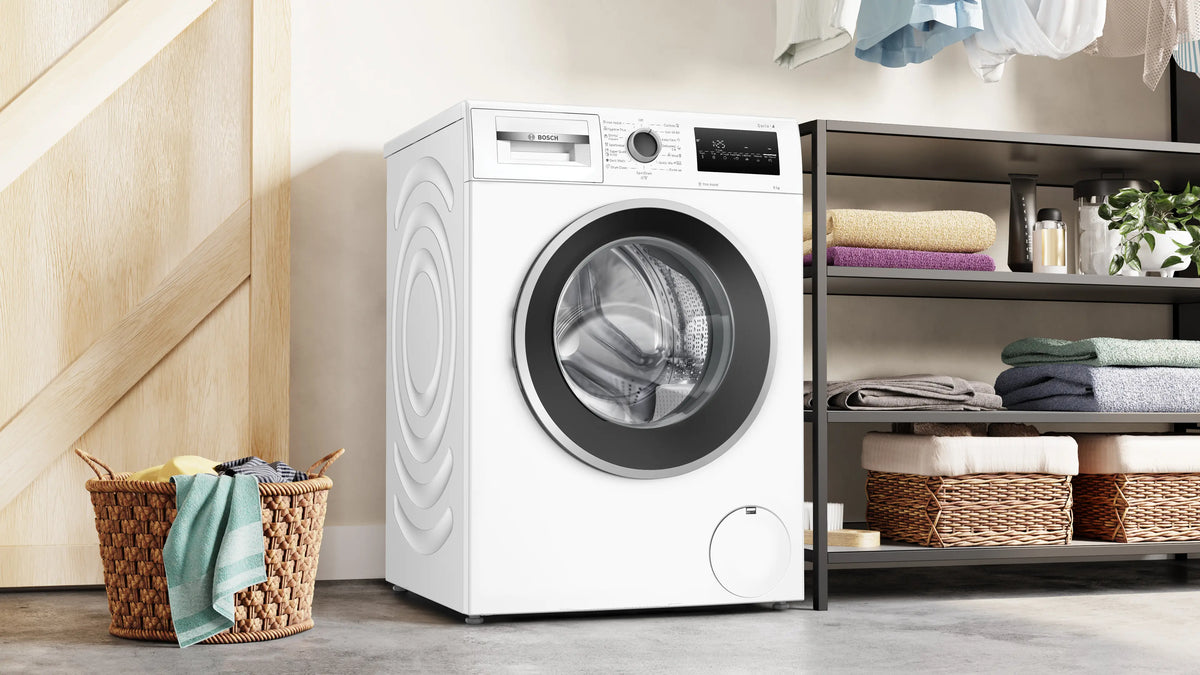 Mașină de spălat rufe Bosch WAN2426NBY, Seria 4, 8 kg, 1200 rpm, albă