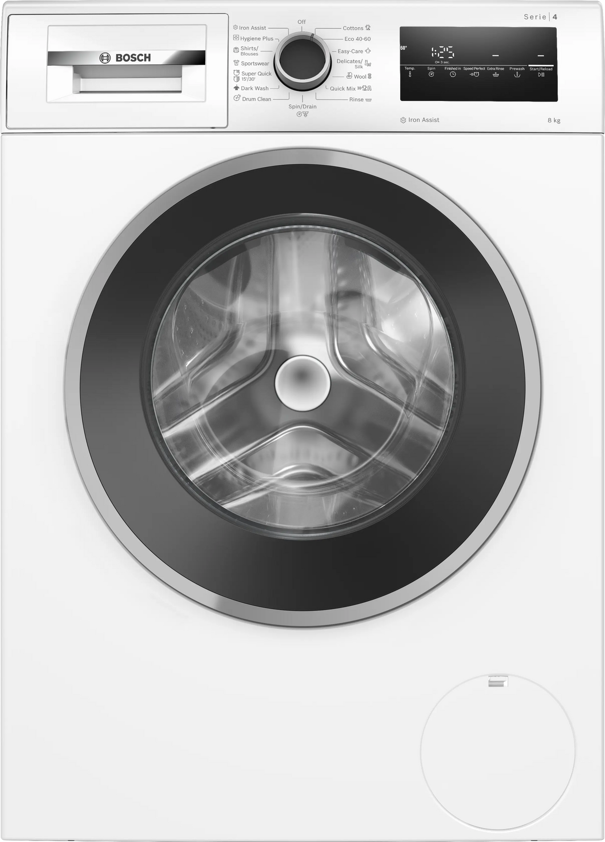 Mașină de spălat rufe Bosch WAN2426NBY, Seria 4, 8 kg, 1200 rpm, albă
