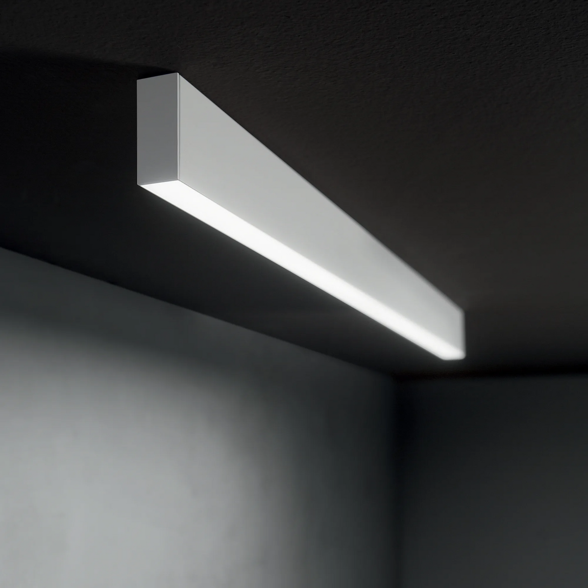 Lustră Ideal Lux Steel SP2 BI-EMISSION Wide 3000K, alb, Ø9 cm, 348407