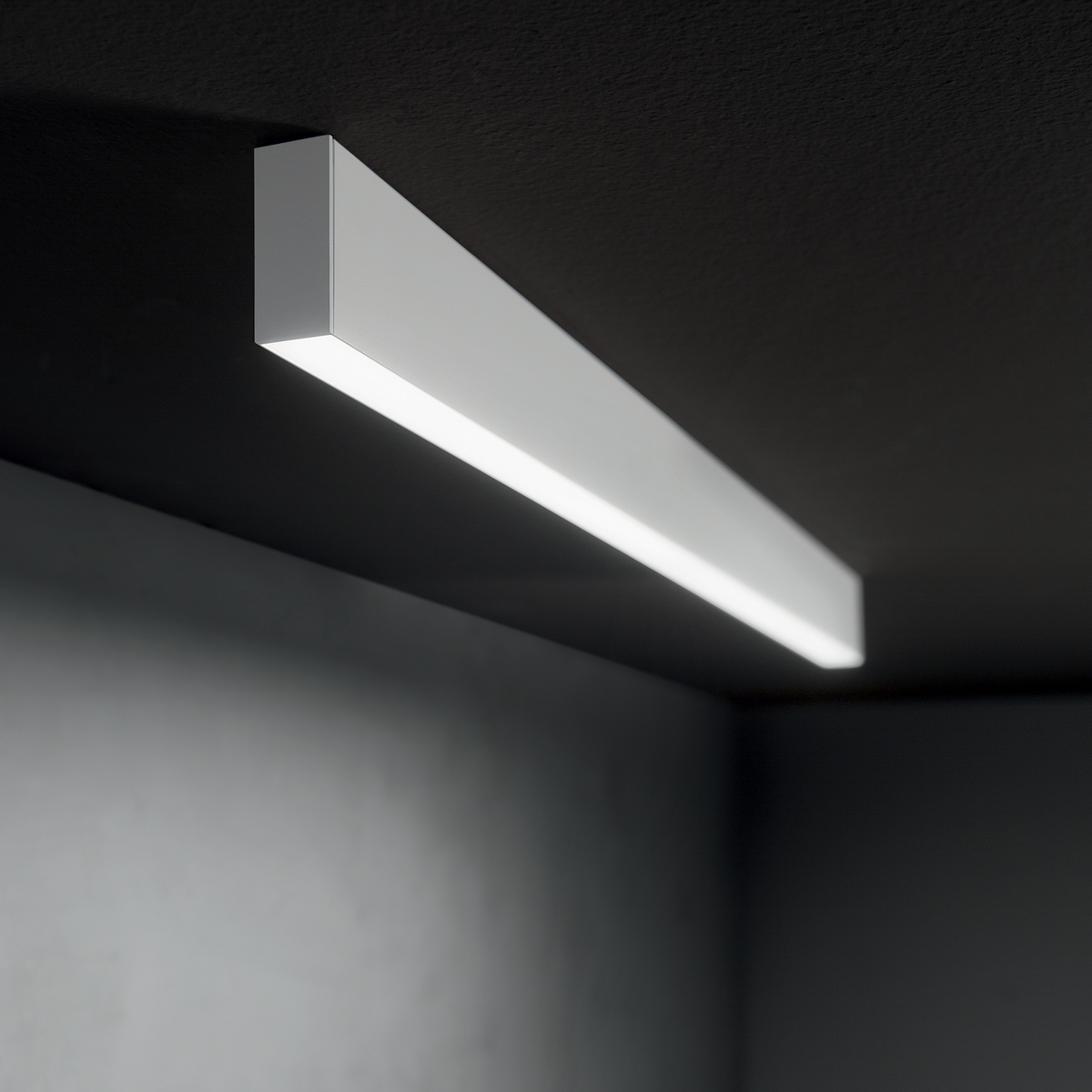 Pendul liniar Ideal Lux Steel Wide 4000K, negru, 267135