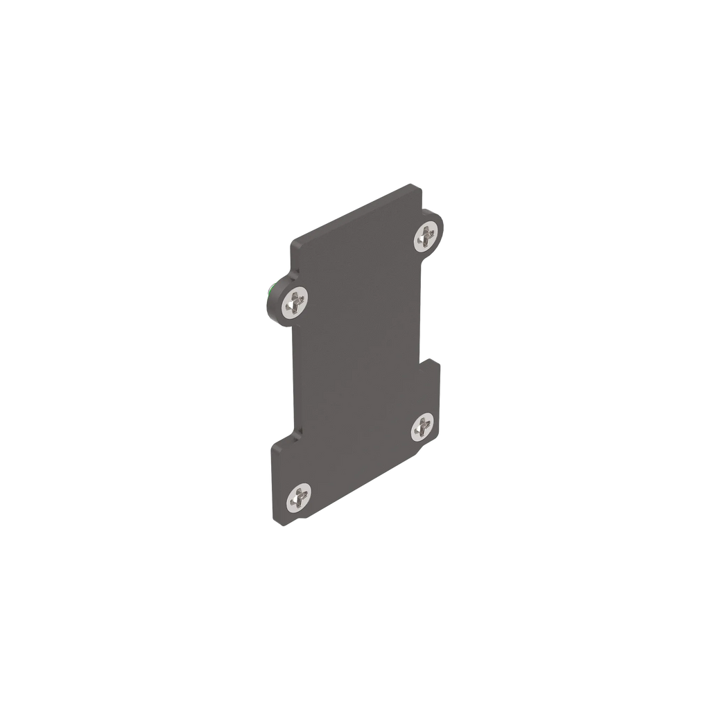 EGO END CAP RECESSED SENZA FORO BK