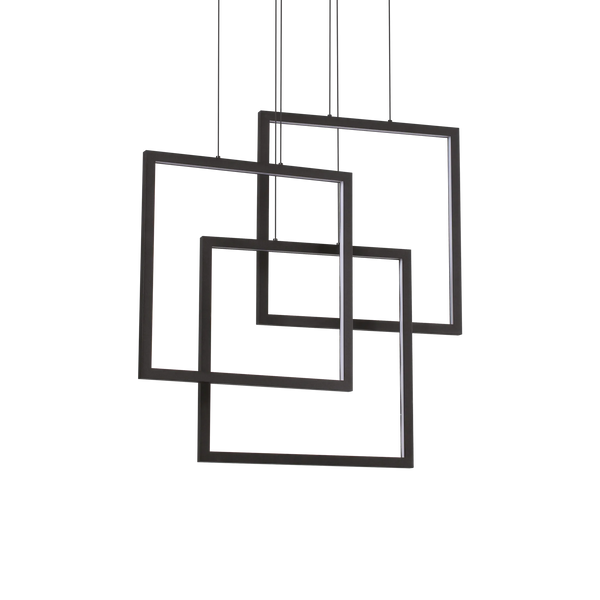 FRAME SP QUADRATO NERO 3000K