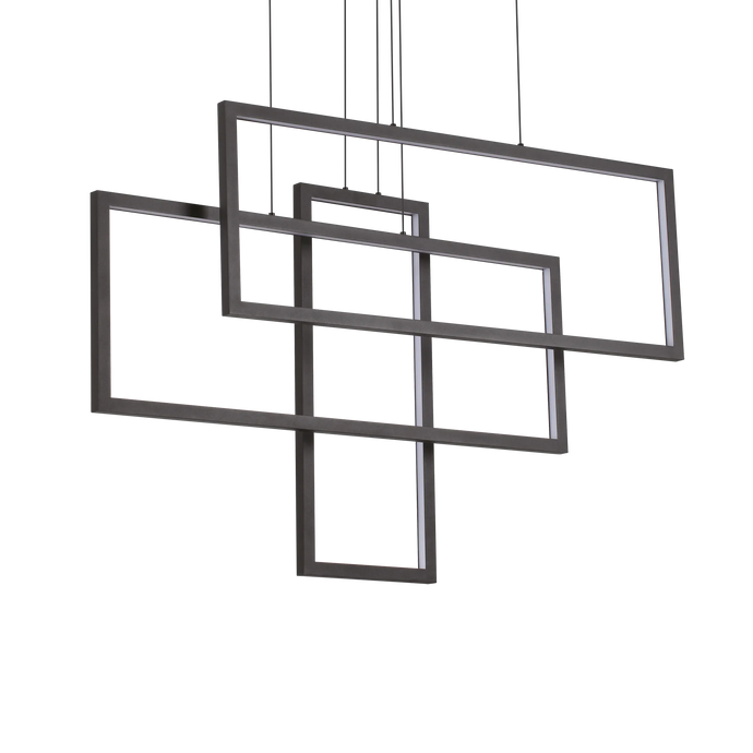 FRAME SP RETTANGOLO NERO 3000K