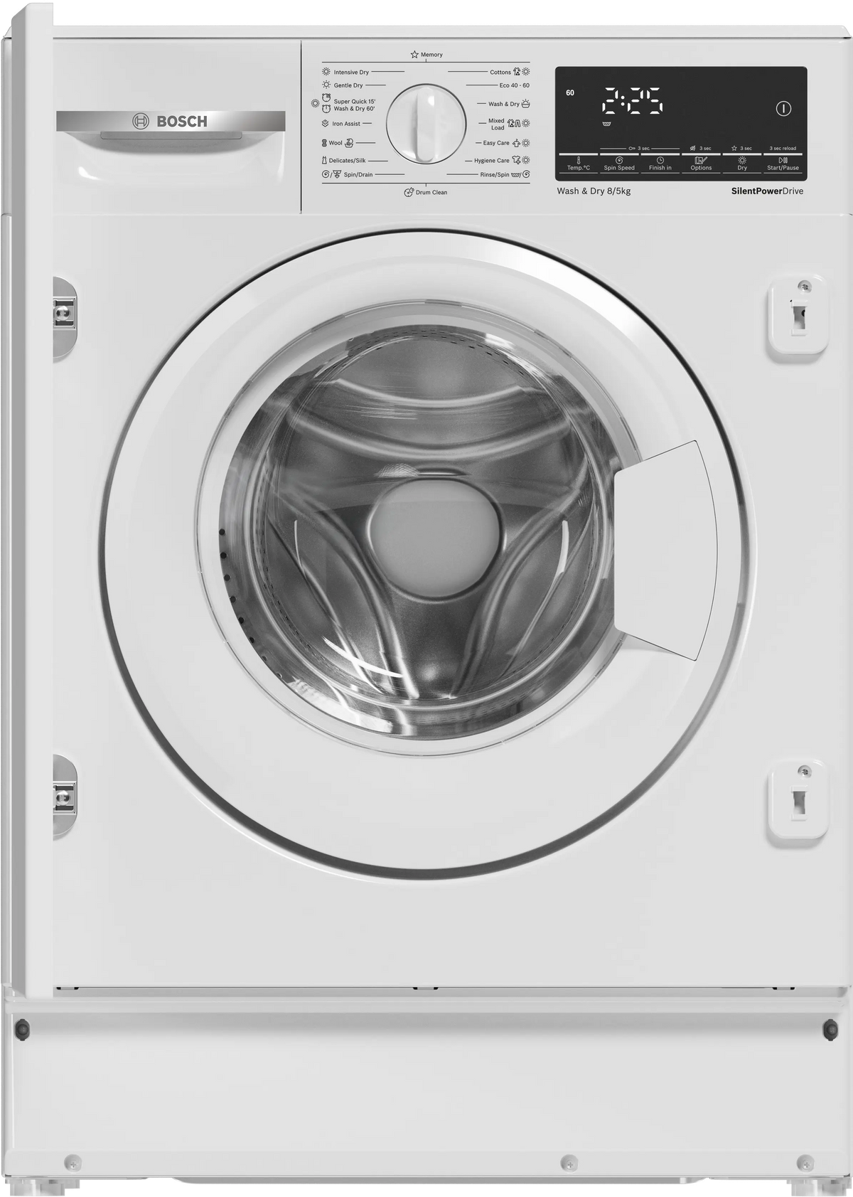 Mașină de spălat rufe cu uscător încorporabilă Bosch WKD28490EU, Seria 6, 8 kg