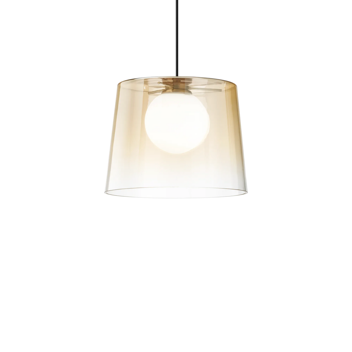 Pendul Ideal Lux Fade SP1, chihlimbar, 271316