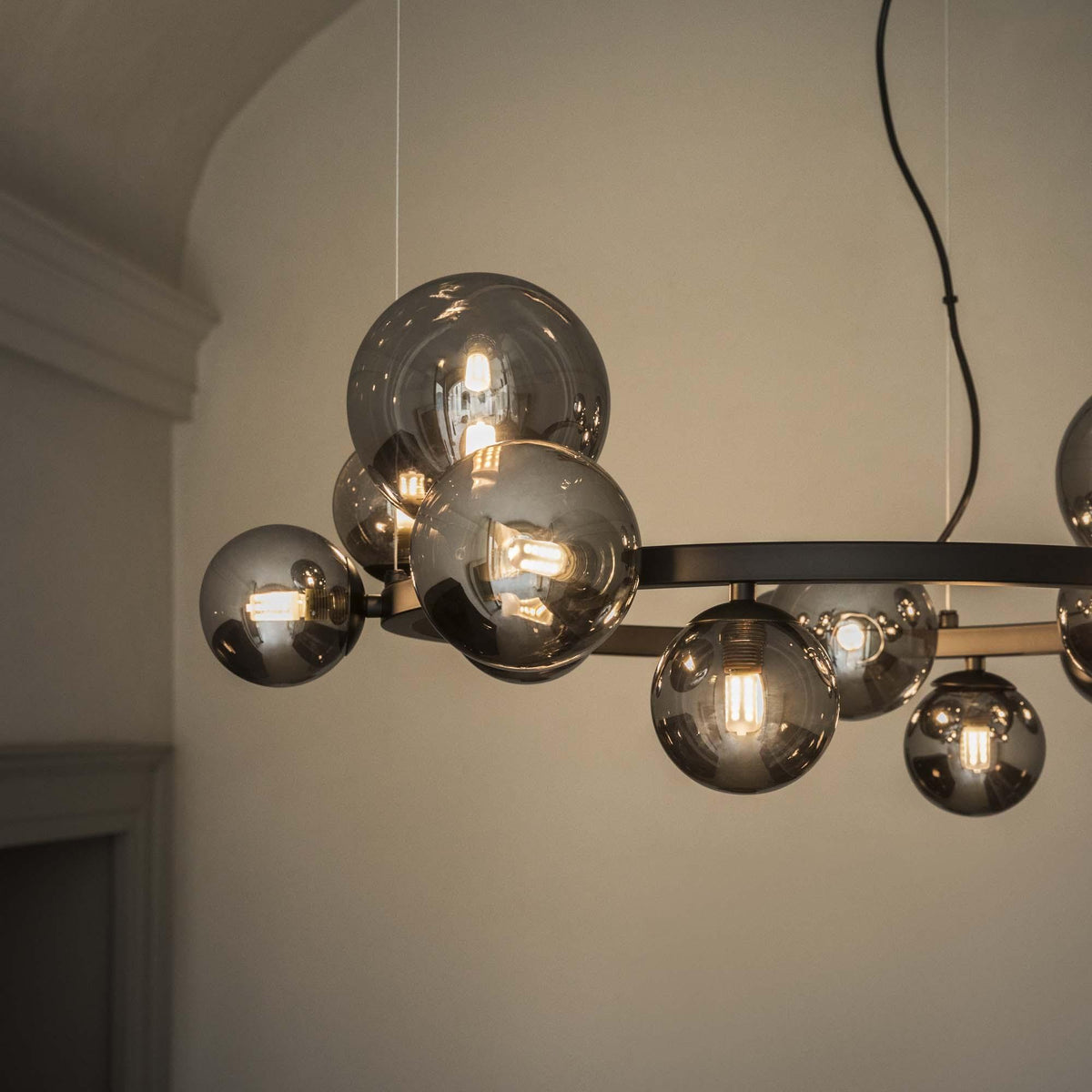 Lustră Ideal Lux Perlage SP14, fumuriu, 271385