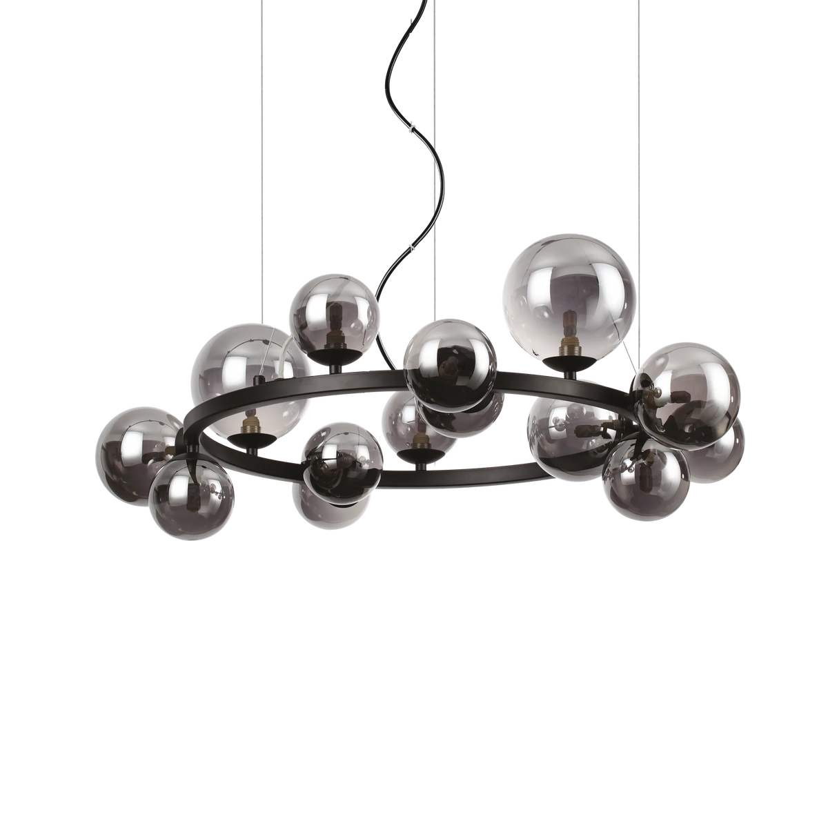 Lustră Ideal Lux Perlage SP14, fumuriu, 271385
