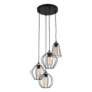 Lustră TK Lighting Galaxy 4, alamă, 4 x E27, 2713