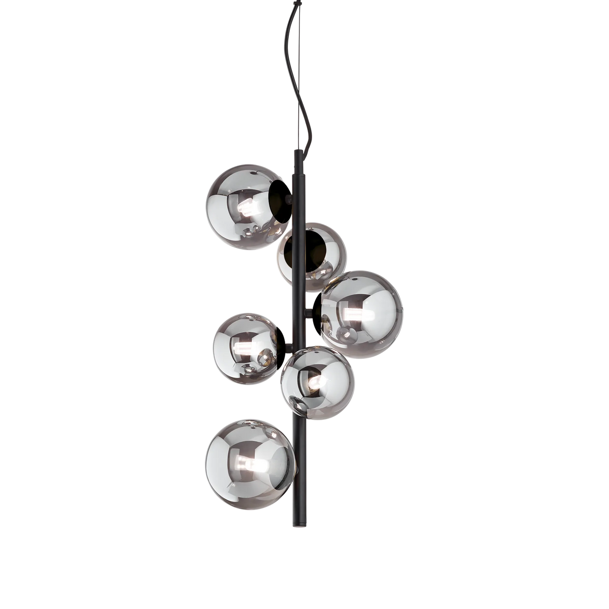 Lustră Ideal Lux Perlage SP6, fumuriu, 271422