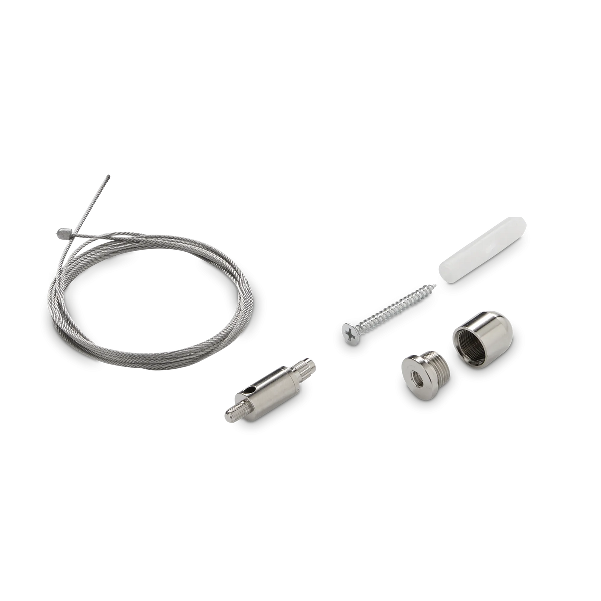 Kit de montaj Ideal Lux Steel Kit Single Steel Cable 2 Mt, 271750