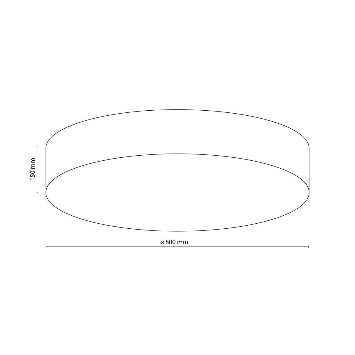 Plafoniera Rondo Gray 6 780 2725
