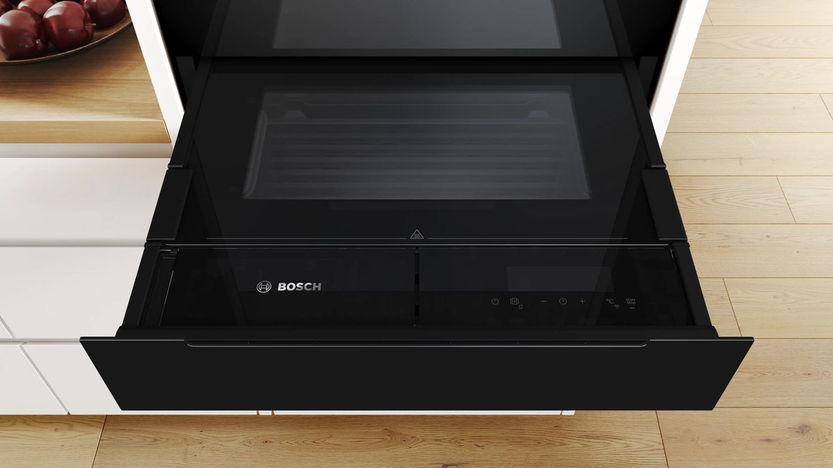Sertar încorporabil cu abur Bosch BDC7111B0, Seria 8, 0 l, negru