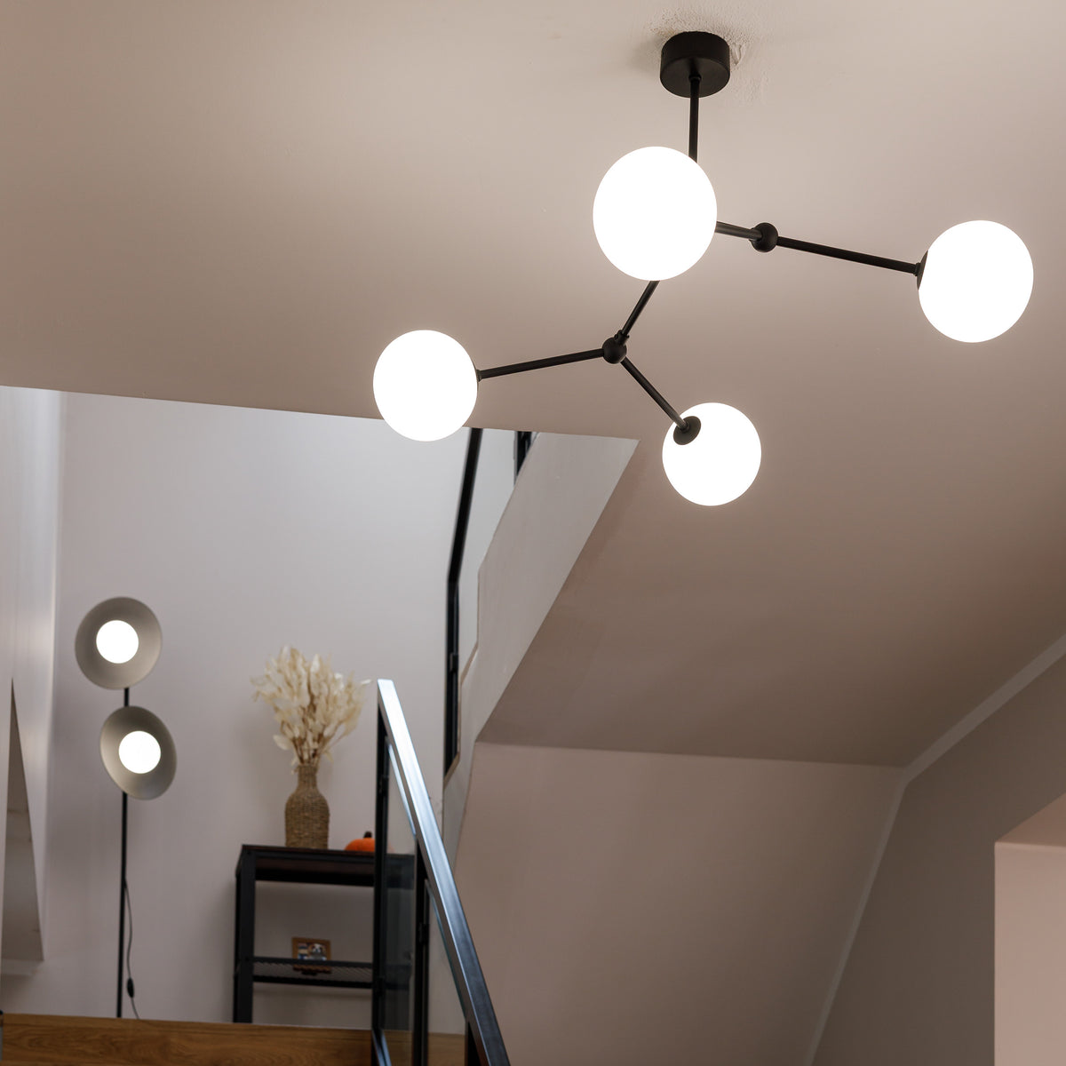 Lustră TK Lighting Fairy 4, negru, 4 x E27, 2730