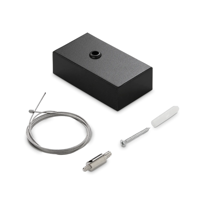 STEEL KIT SINGLE STEEL CABLE 2 MT + BK CEILING CUP 276304