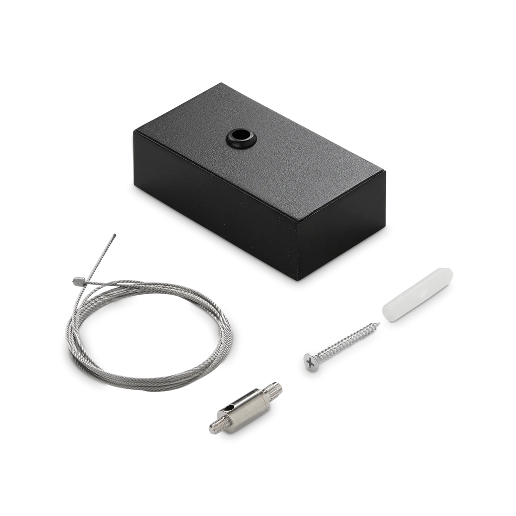 STEEL KIT SINGLE STEEL CABLE 2 MT + WH CEILING CUP 276311