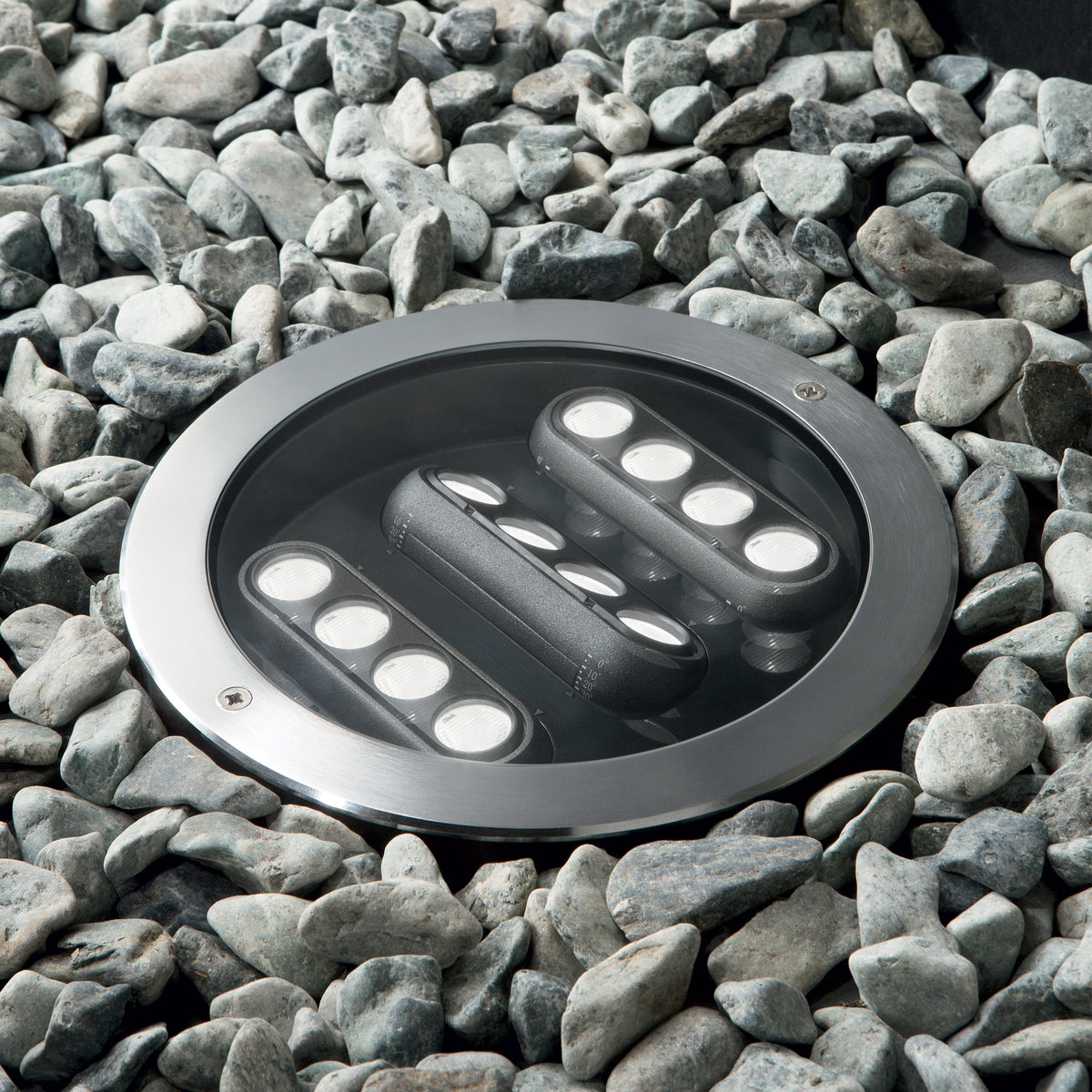 Spot încastrat de exterior Ideal Lux Taurus Accent Round, Ø21 cm, 277035