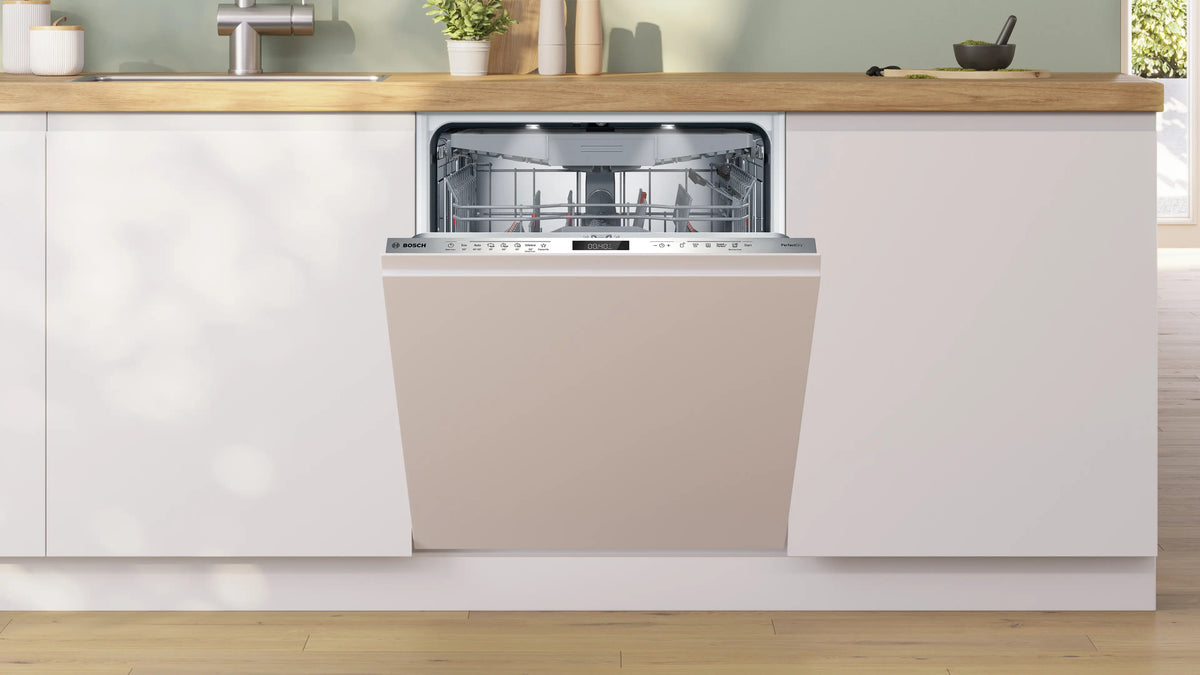 Mașină de spălat vase complet încorporabilă XXL Bosch SBV6ZCX25E, Seria 6, 60 cm, 14 seturi