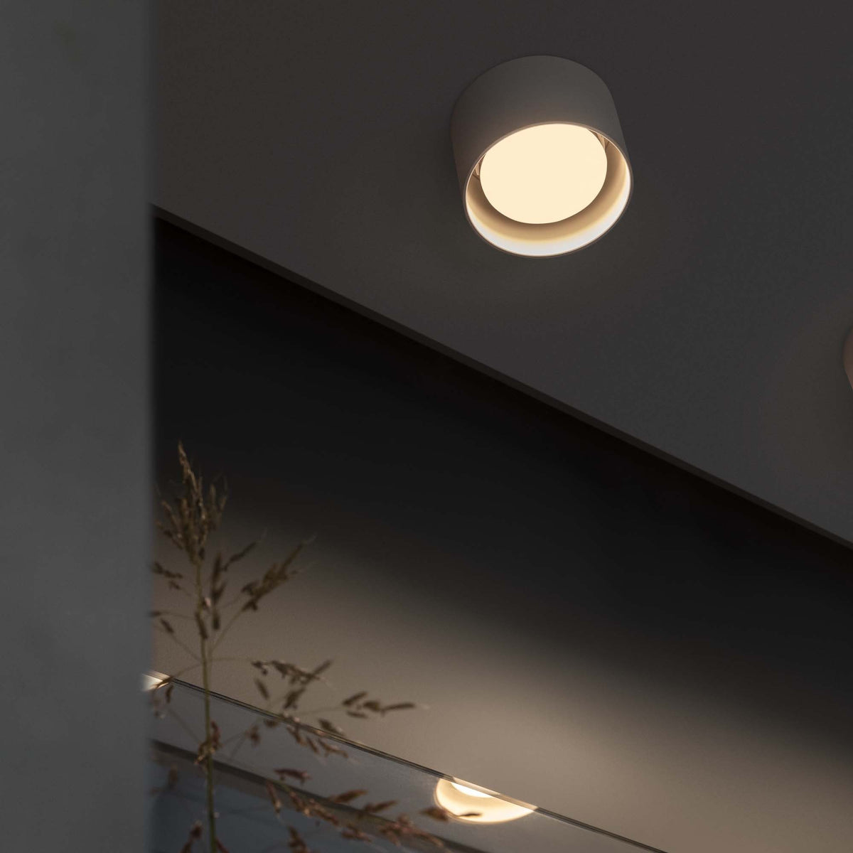 Plafonieră Ideal Lux Spike PL1 Round, cupru, 310893