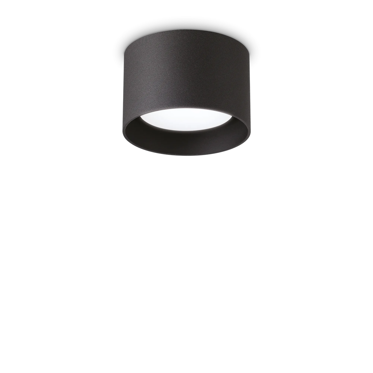 Plafonieră Ideal Lux Spike PL1 Round, negru, 278704
