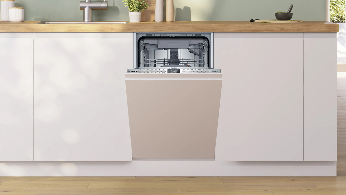 Mașină de spălat vase complet încorporabilă Bosch SPV4HMX13E, Seria 4, 45 cm, 10 seturi