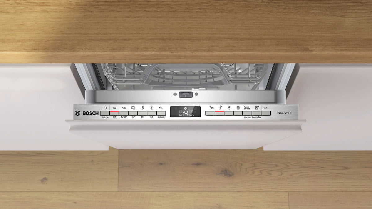 Mașină de spălat vase complet încorporabilă Bosch SPV4HMX12E, Seria 4, 45 cm, 10 seturi