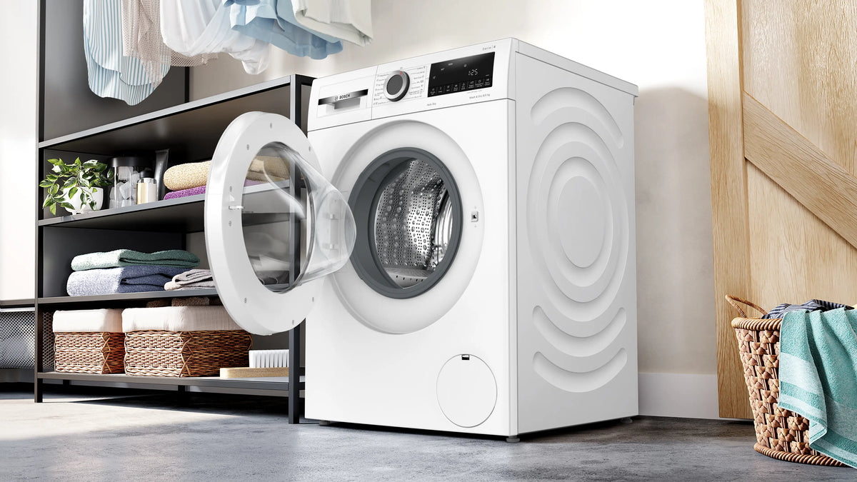 Mașină de spălat rufe cu uscător Bosch WNA13401BY, Seria 4, 8 kg, albă