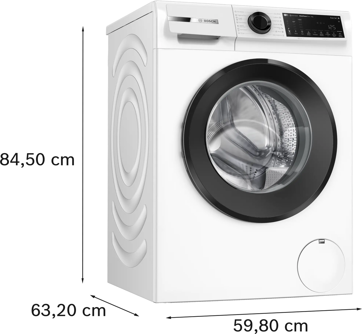 Mașină de spălat rufe Bosch WGJ24401BY, Seria 6, 9 kg, 1400 rpm, albă
