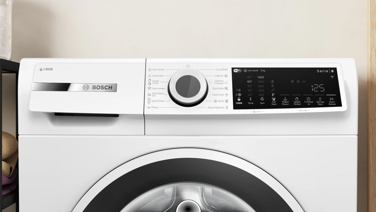 Mașină de spălat rufe Bosch WGJ244A2BY, Seria 6, 9 kg, 1400 rpm, albă