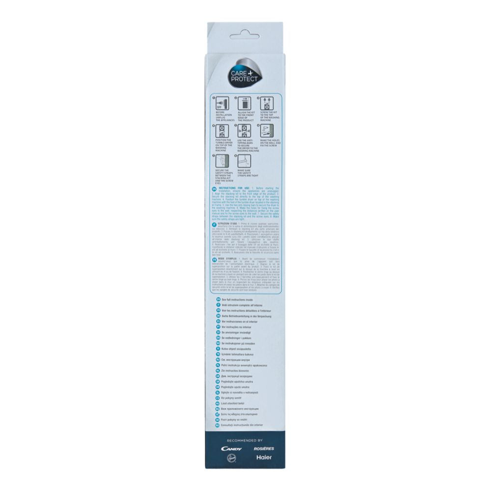 Kit de suprapunere mașină de spălat – uscător Care+Protect WSK1102/2 SLM FM, slim