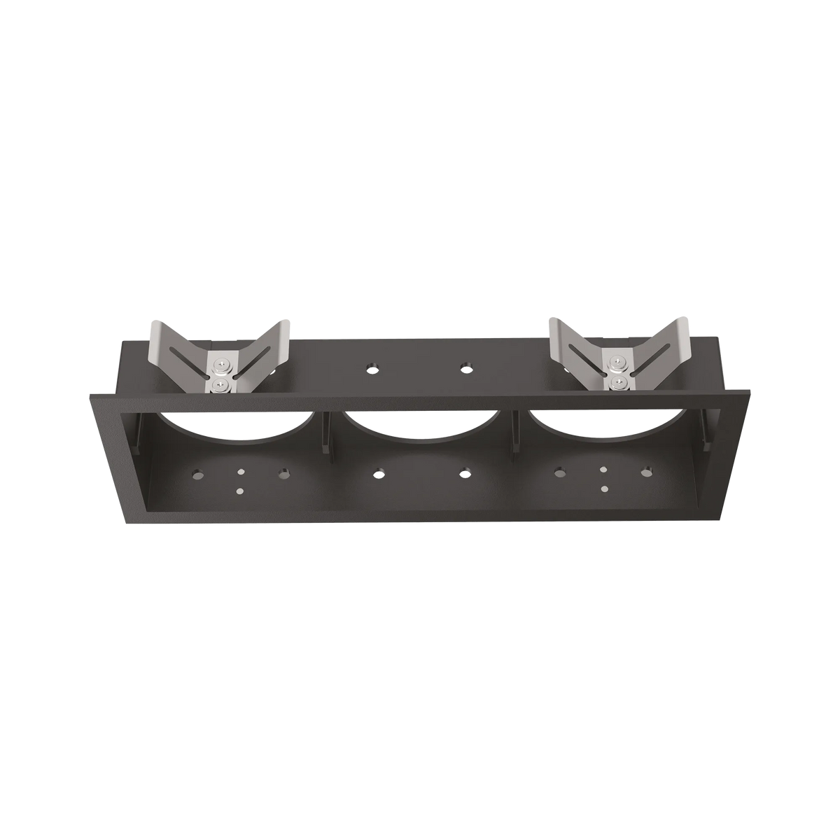 Ramă pentru spot încastrat Ideal Lux Bento Frame Square Triple, negru, 280240