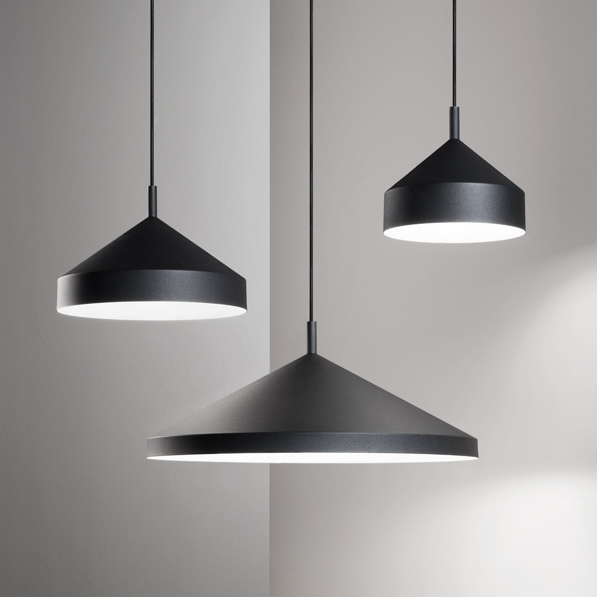 Pendul Ideal Lux Yurta SP1, negru, Ø50 cm, 281582