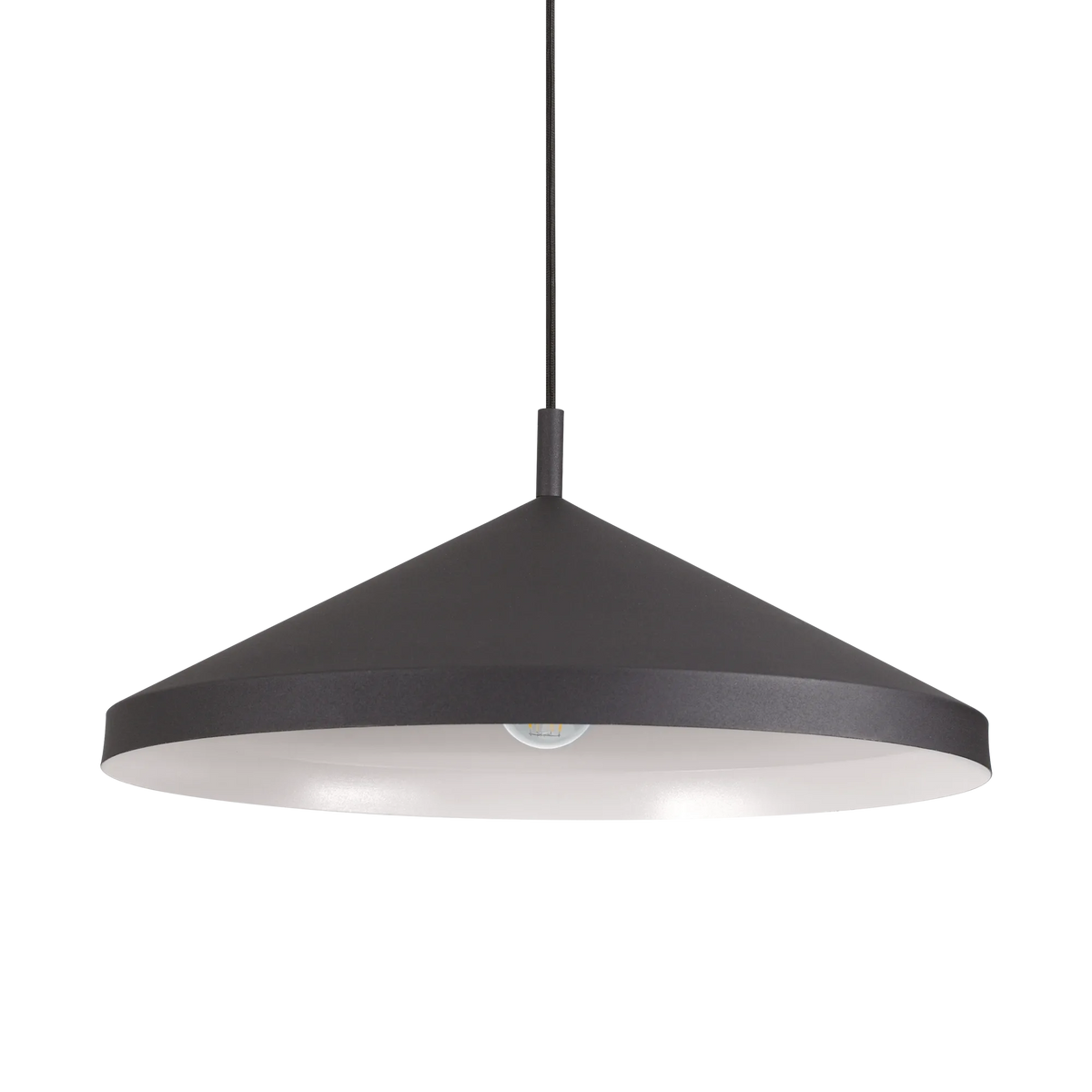 Pendul Ideal Lux Yurta SP1, negru, Ø50 cm, 281582