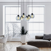 Lampa suspendata Cubus Grafit 6 surse de lumina 2833 TK 2833