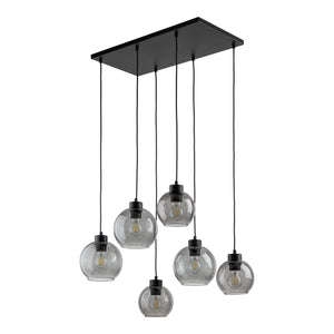 Lampa suspendata Cubus Grafit 6 surse de lumina 2833 TK 2833