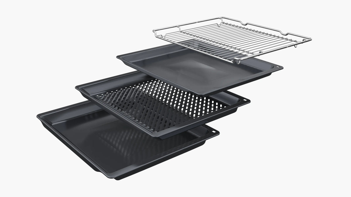 Cuptor încorporabil cu microunde Bosch HMG7764B1, Seria 8, negru