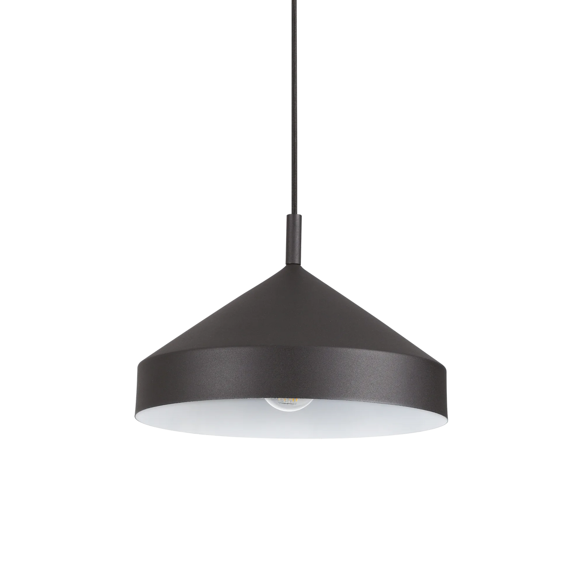 Pendul Ideal Lux Yurta SP1, negru, Ø30 cm, 285139