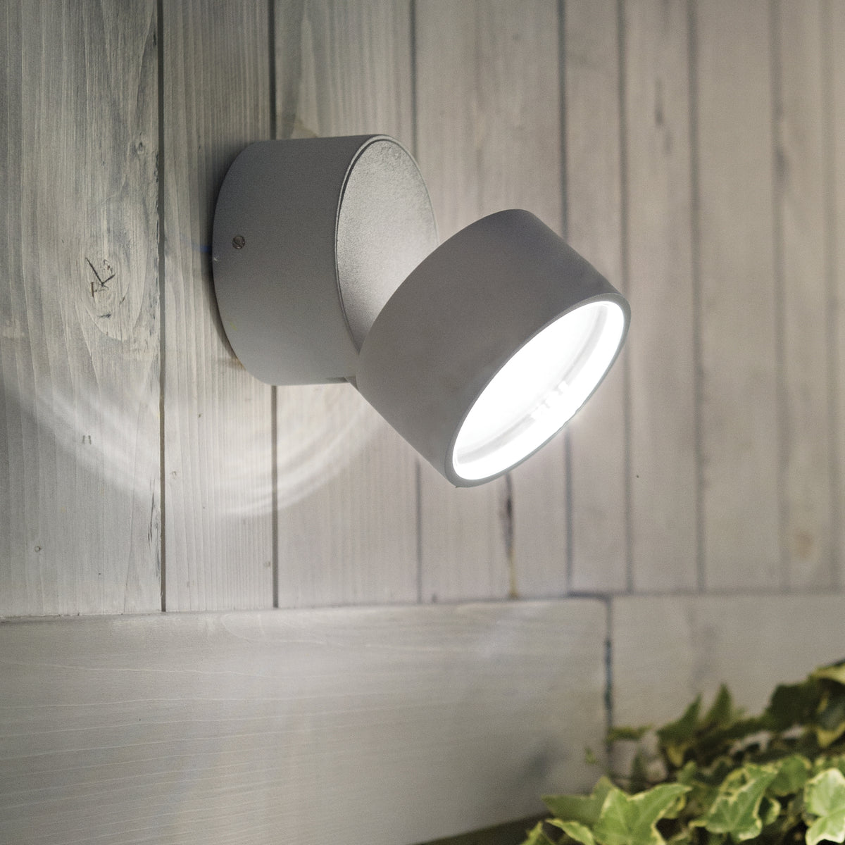 Aplică de exterior Ideal Lux Omega Round 4000K, alb, 285481