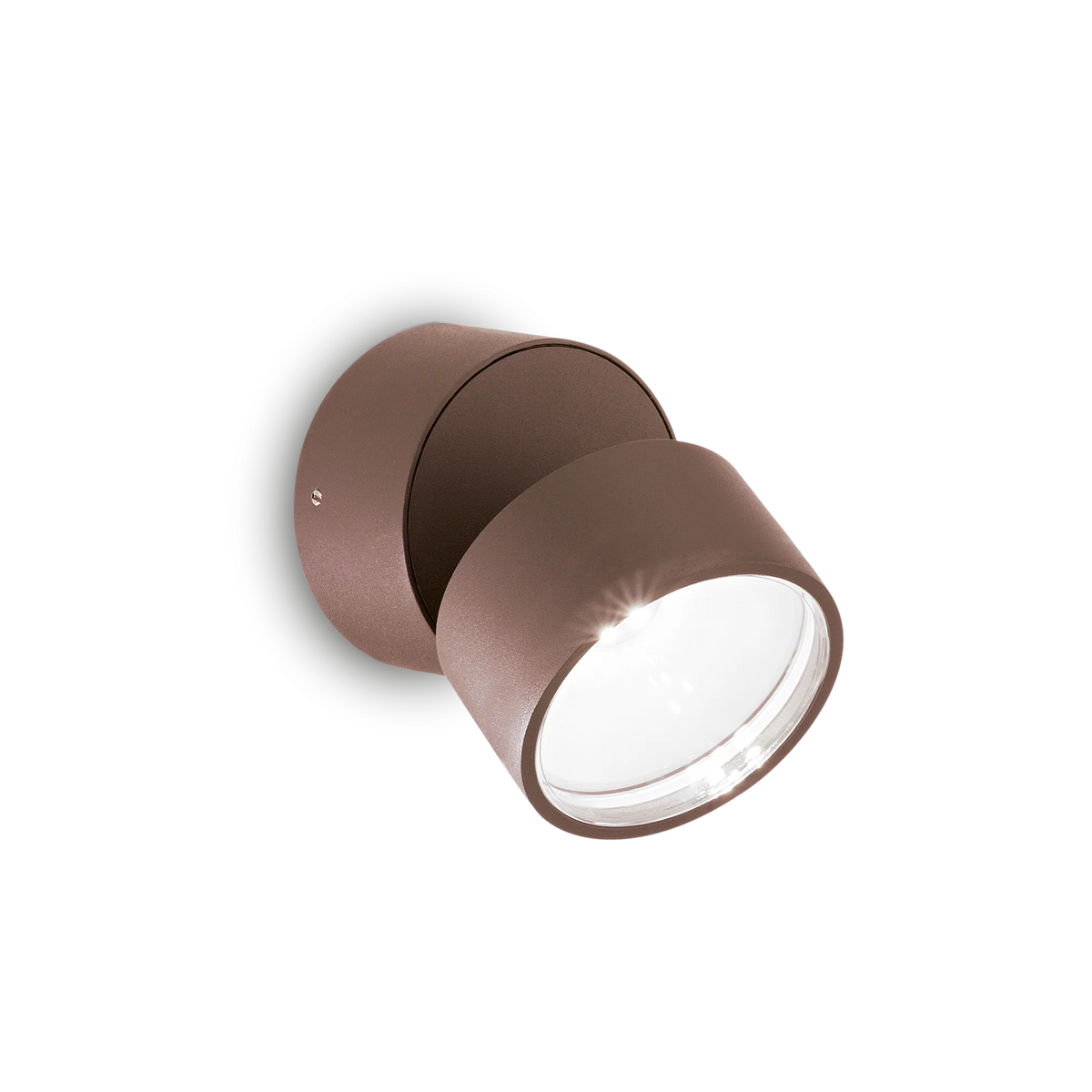 Aplică de exterior Ideal Lux Omega Round 4000K, cafea, 285498
