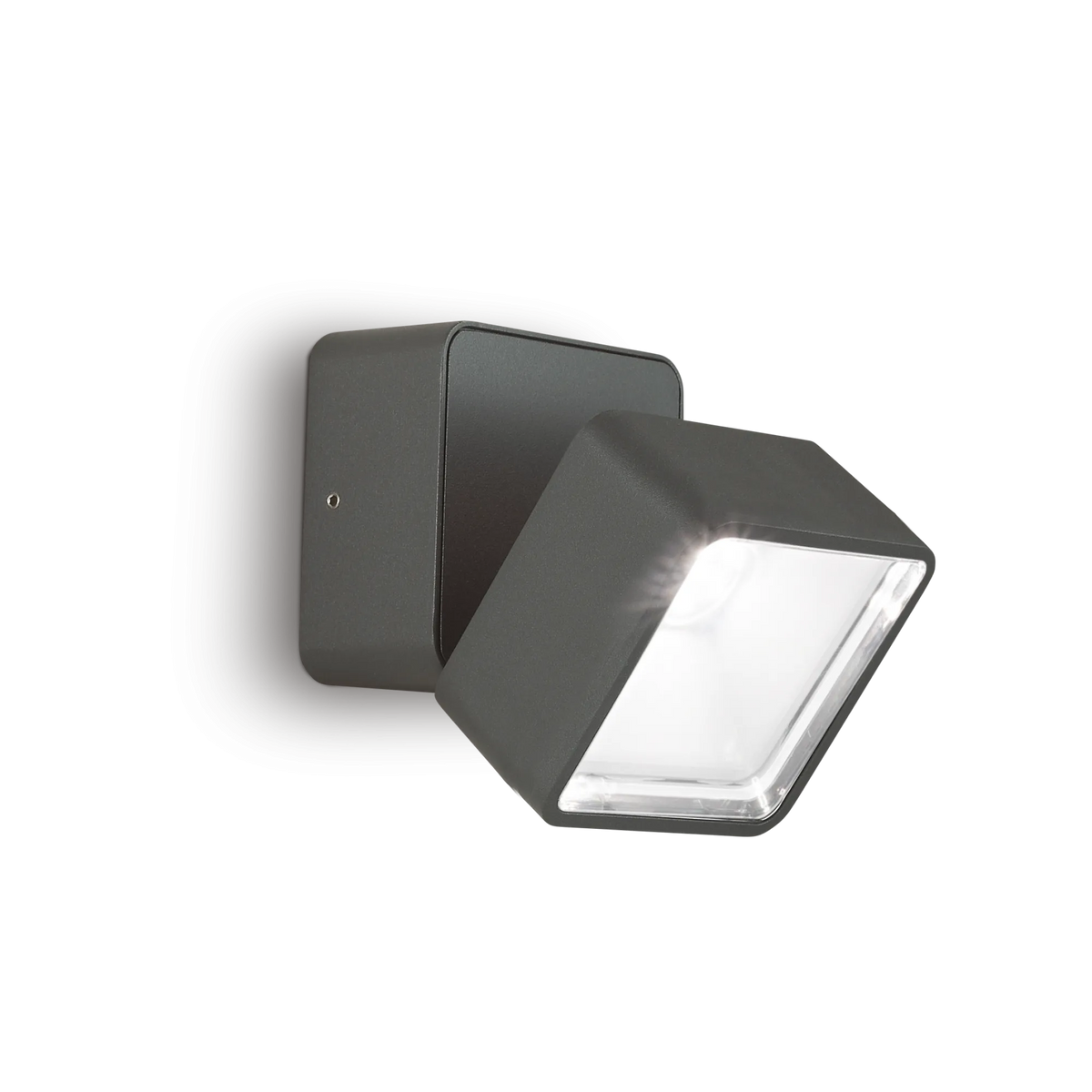 Aplică de exterior Ideal Lux Omega Square 4000K, antracit, 285511