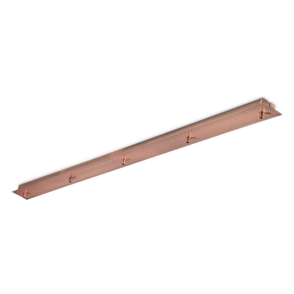 ROSONE LINEARE 5 LUCI RAME