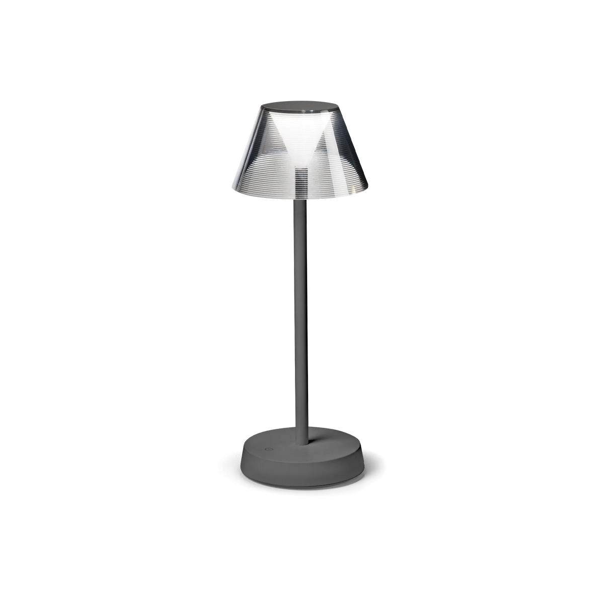 Lampă de masă de exterior Ideal Lux Lolita Cool Grey, 286730